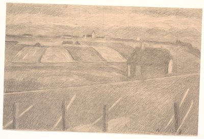 Paesaggio a Ferring, il faro acceso da Niels Jakob Jakobsen Bjerre