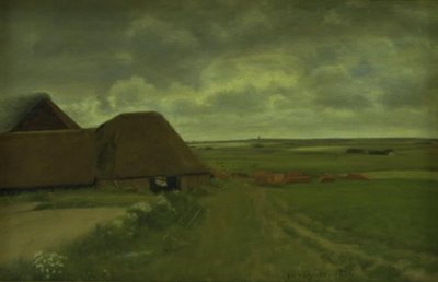 Presso una fornace di mattoni della Vestjylland. Tempo nuvoloso da Niels Jakob Jakobsen Bjerre