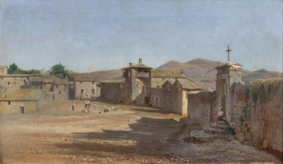Piazza ad Anticoli Corrado, Italia da Niels Bredal