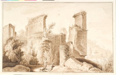 Rovine del tempio di Apollo presso il lago Averno da Niels Gundersen Lund