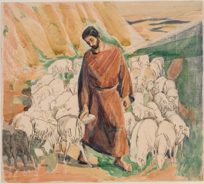 Il Buon Pastore da Niels Larsen Stevns