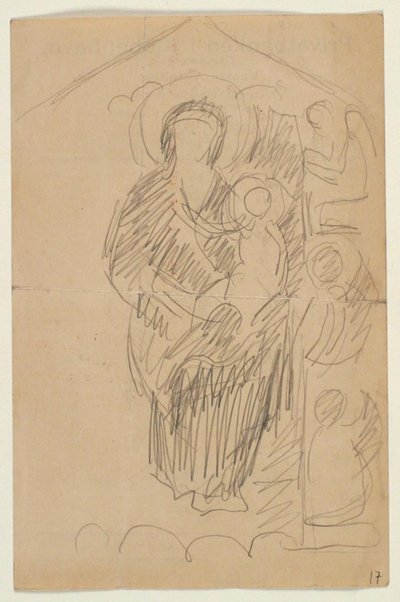 Copia della Madonna incoronata con Bambino da Niels Larsen Stevns