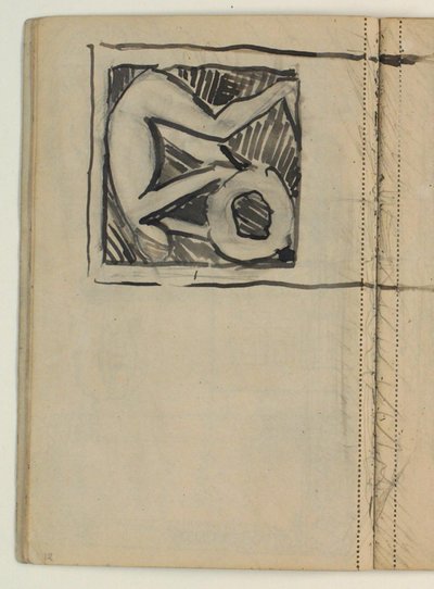 Bozza per la tomba di Poul S. Christiansen da Niels Larsen Stevns