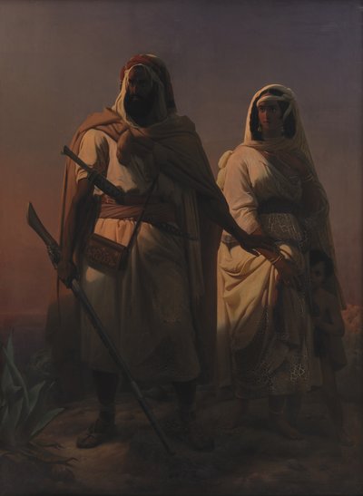 Una Famiglia Araba nel Deserto da Niels Simonsen