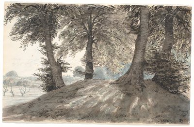 Hoppehøj ved Nysø da Niels Skovgaard