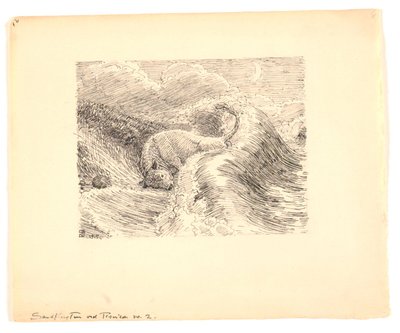 Illustrazione per "La sabbia volante di Tisvilde" da Niels Skovgaard