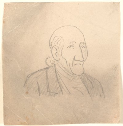 Ritratto caricaturale di un vecchio da Niels Skovgaard