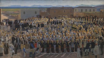 La danza delle donne a Megara da Niels Skovgaard