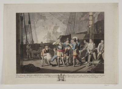 Cristiano IV nella battaglia navale di Femern, 1644 da Niels Truslew