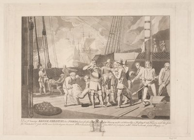 Cristiano IV nella battaglia navale di Femern, 1644 da Niels Truslew