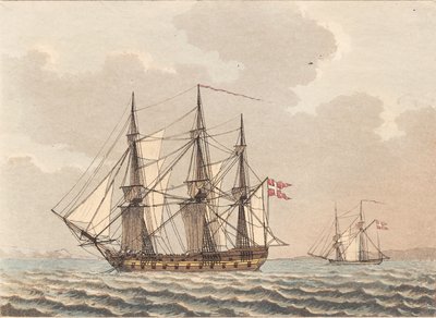 Una nave da guerra danese all