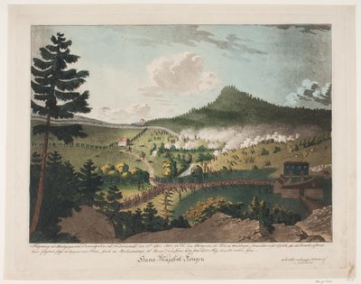 Combattimento a Berbyegaard a Enningdalen, presso Frederichshald, il 12 settembre 1808 da Niels Truslew