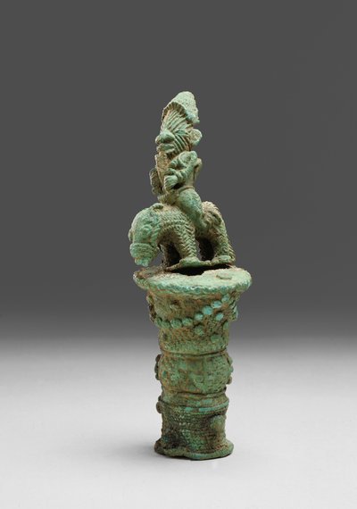 Manico di scacciamosche (bronzo) da Nigerian School