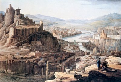 Veduta di Tiflis da Nikandor Grigorievich Chernetsov