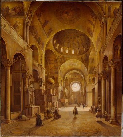 Interno della Basilica di San Marco a Venezia da Nikanor Grigorjewitsch Tschernezow