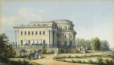 Il Palazzo Yelagin a San Pietroburgo, 1839 da Nikanor Grigoryevich Chernetsov