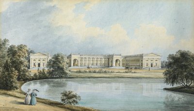 Veduta del Palazzo di Alessandro a Tsarskoye Selo da Nikanor Grigoryevich Chernetsov