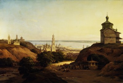 Veduta di Yuryev-Povolzhsky da Nikanor Grigoryevich Chernetsov