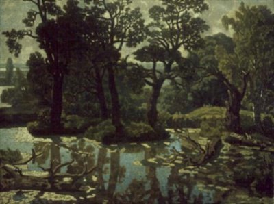 Paesaggio con un fiume da Nikifor Stepanovich Krylov