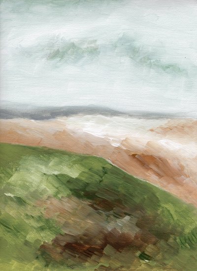 Paesaggio costiero astratto da Nikita Jariwala