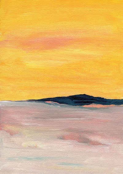 Abstract: Orizzonte dorato da Nikita Jariwala