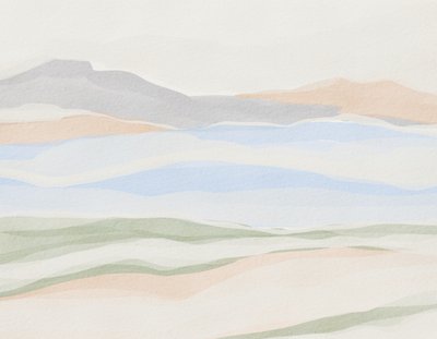 Strati della Montagna Pastello da Nikita Jariwala