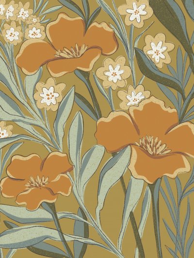 Fiori botanici vintage da Nikita Jariwala
