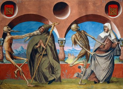 Morte, eremita e beghina da Niklaus Manuel