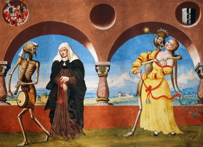 Morte, vedova e giovane donna da Niklaus Manuel