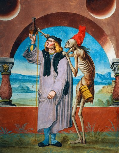 La morte con il dottore, (dettaglio) da Niklaus Manuel