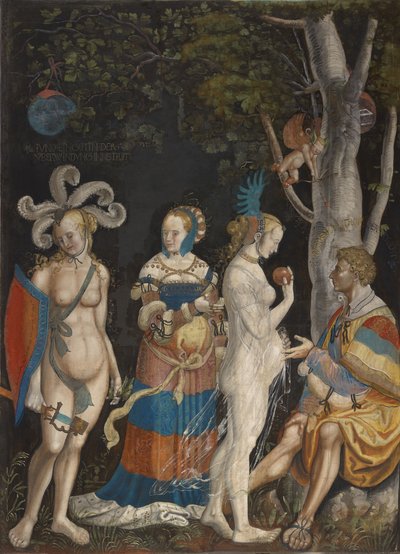 Il giudizio di Paride, 1517-18 da Niklaus Manuel