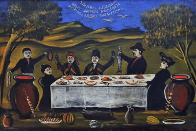Picnic di famiglia da Niko Pirosmani