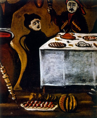 Scena familiare da Niko Pirosmani