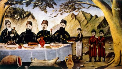 Festa dei quattro principi da Niko Pirosmani
