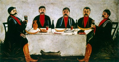 Festa dei quattro principi da Niko Pirosmani