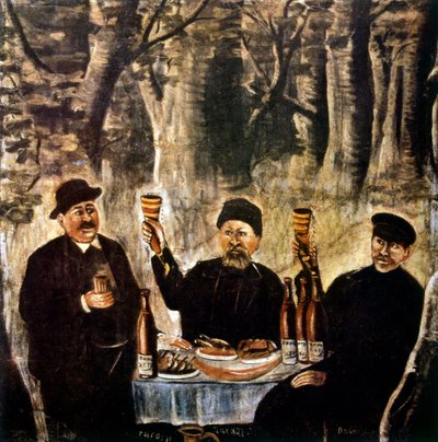 Festa dei quattro anziani del paese da Niko Pirosmani