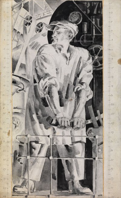 Il macchinista, anni 1920 da Nikolai Adrianovich Tyrsa
