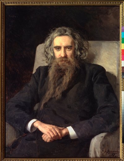 Ritratto del filosofo e scrittore Vladimir Soloviov da Nikolai Aleksandrovich Yaroshenko
