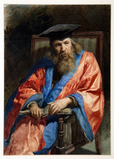 Ritratto di Dmitri Mendeleev in abito dell