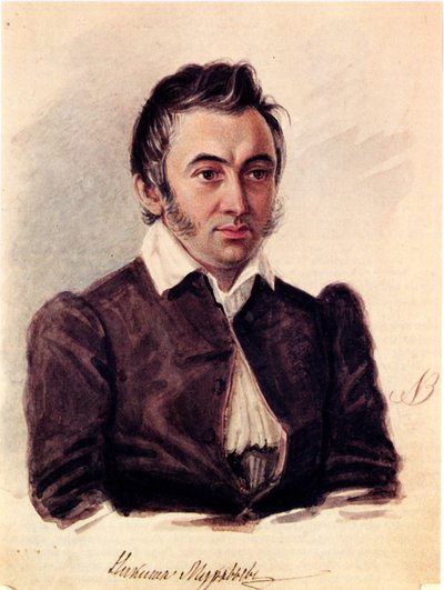 Ritratto del decabrista Nikita Muravyov 1797-1843, 1836 da Nikolai Alexandrovich Bestuzhev