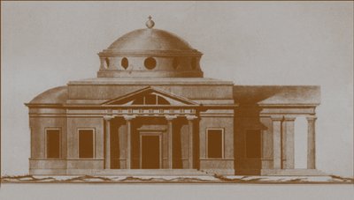 Progetto della Cattedrale di San Giuseppe a Mogilev, c. 1780 da Nikolai Alexandrovich Lvov