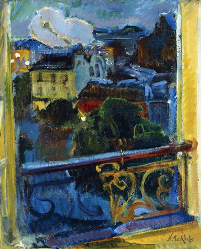 Parigi, Montparnasse di notte, c.1905 da Nikolai Alexandrovich Tarkhoff