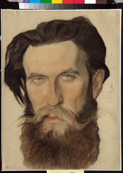 Ritratto di Otto Yulievitch Schmidt, scienziato sovietico da Nikolai Andreevich Andreev