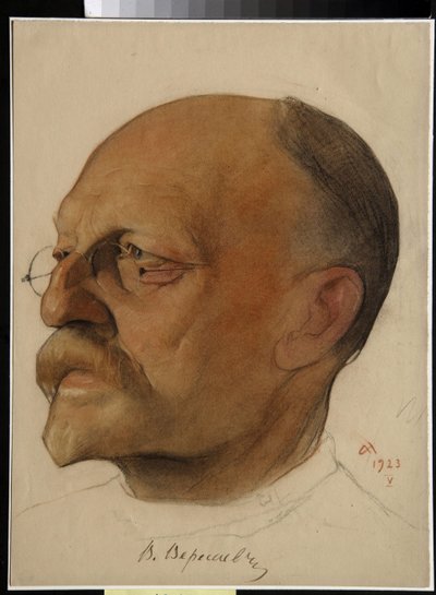 Ritratto di Vikenti Veressaiev (1867-1945), medico e scrittore russo da Nikolai Andreevich Andreev