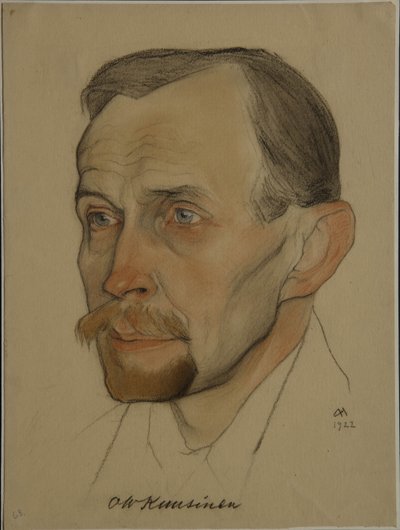 Ritratto di Otto Wilhelm Wille Kuusinen da Nikolai Andreevich Andreev