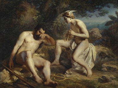 Mercurio che addormenta Argo, 1864 da Nikolai Andreyevich Koshelev