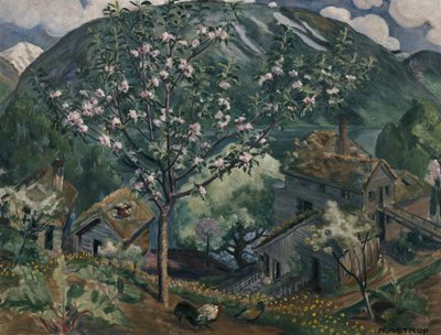 Melo in piena fioritura da Nikolai Astrup