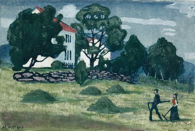 Ritorno dal lavoro da Nikolai Astrup