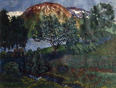 Notte di giugno in giardino da Nikolai Astrup