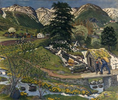 Kvennagong e Jølster da Nikolai Astrup